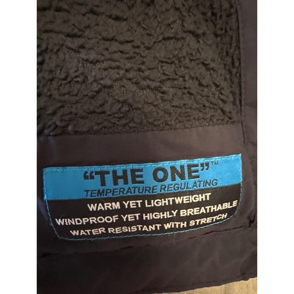 Kuhl The One Hoody Mens Large Black Blue Fleece Lined Insulated Jacket - Picture 5 of 8